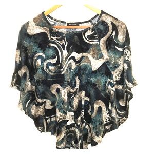 Poncho Style Top - Size Medium